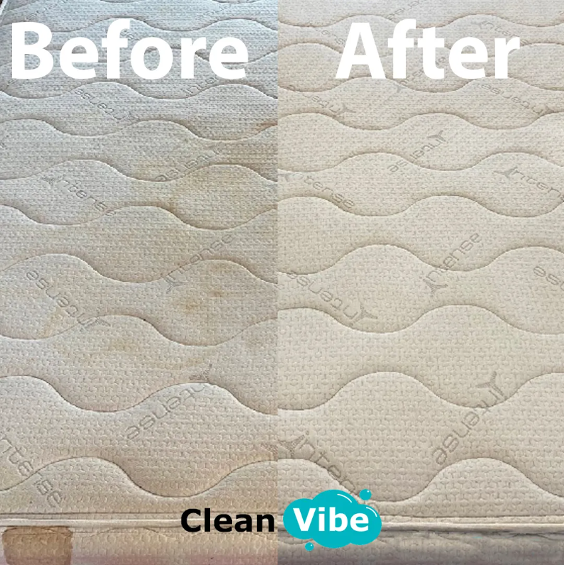 Close-up of fabric care process