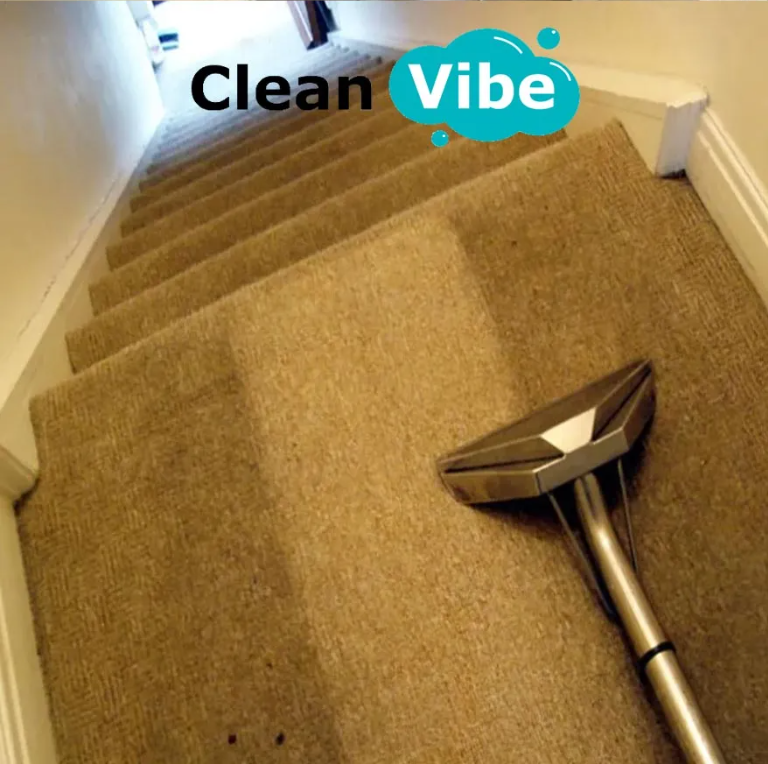 Bringing back the brightness of stair carpets with a detailed cleanse.
