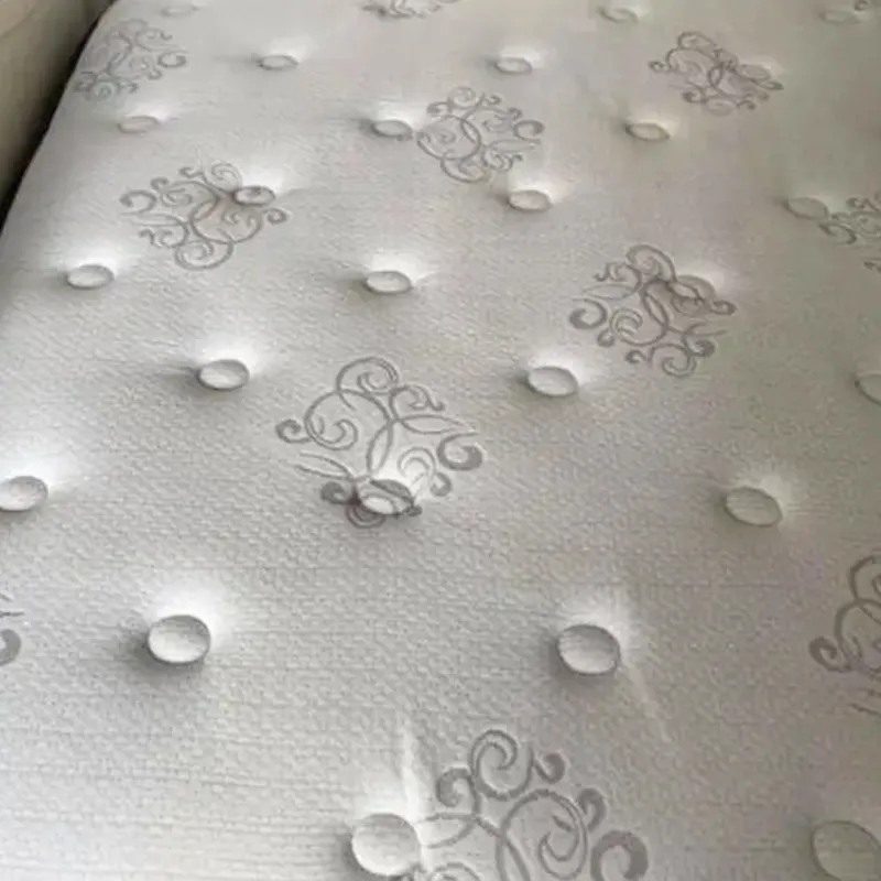Deep-cleaned mattress result