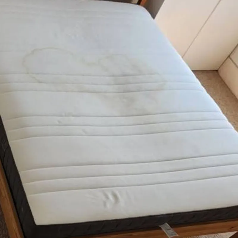 Stained mattress surface
